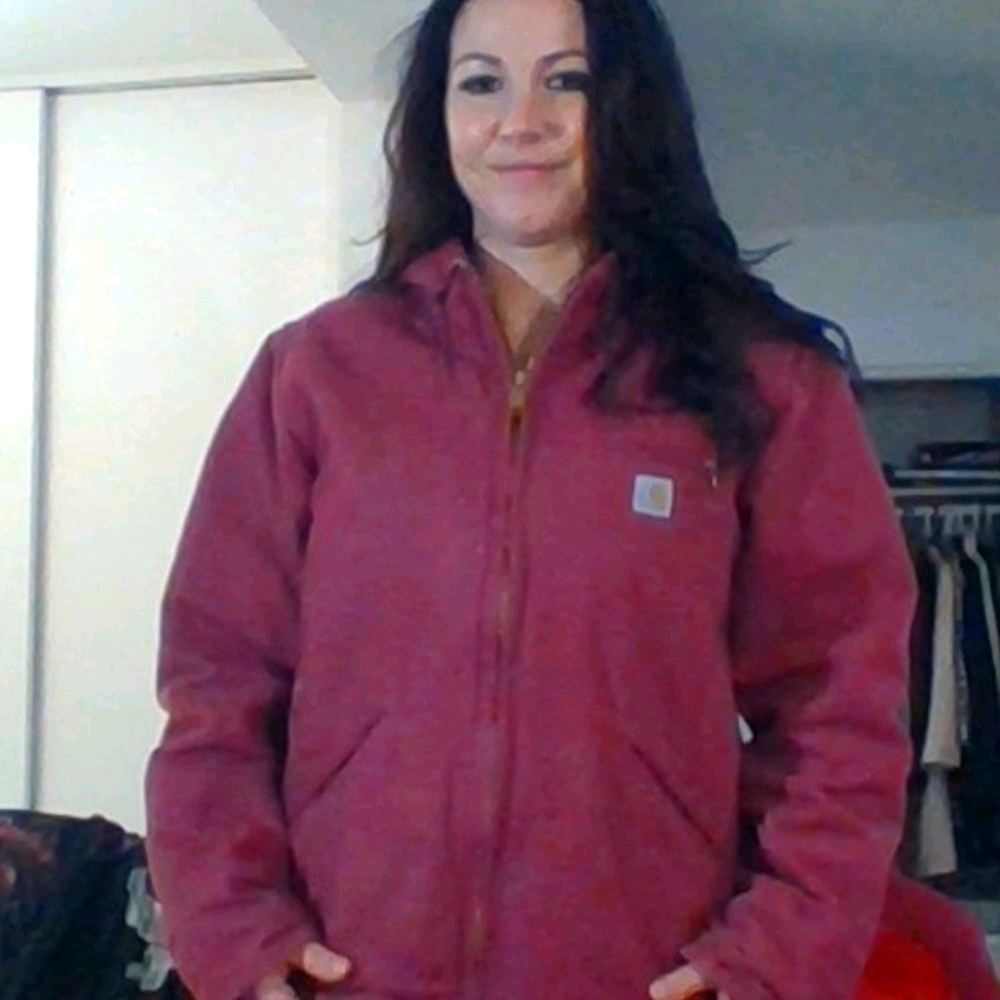 Carhartt Womens Burgundy Coat